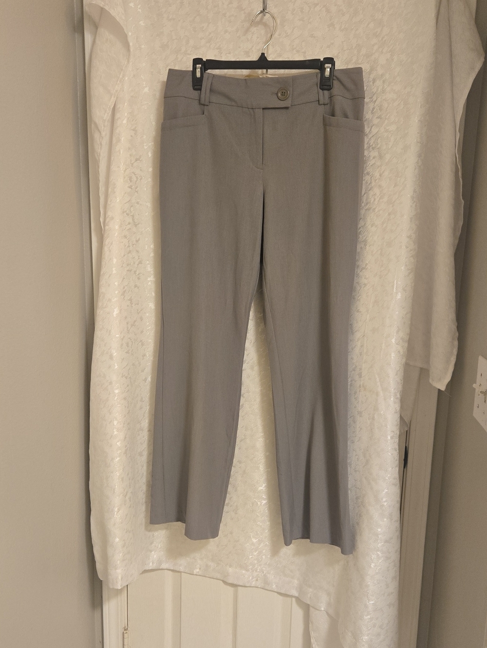 dressbarn Light Gray Women's Dress Pants